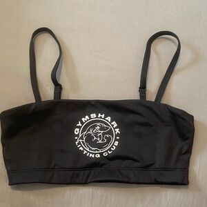 Gymshark Legacy Bandeau Bra Small Black